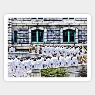 US Naval Academy - After the Noon Meal Formation Sticker